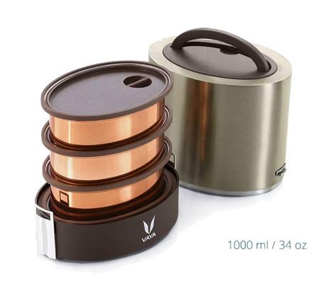 vaya tyffyn stainless steel lunch boxes|tiffin lunch box buy online.